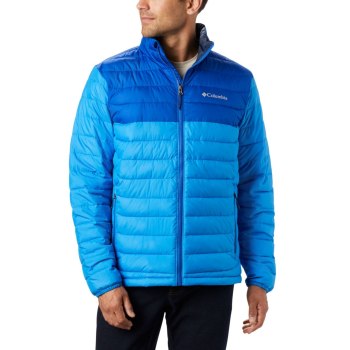 Columbia Jas Heren, Powder Lite Insulated Azuurblauw Blauw, 38SXHMWRE